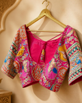 Multicolour Embroidered Festive Blouse