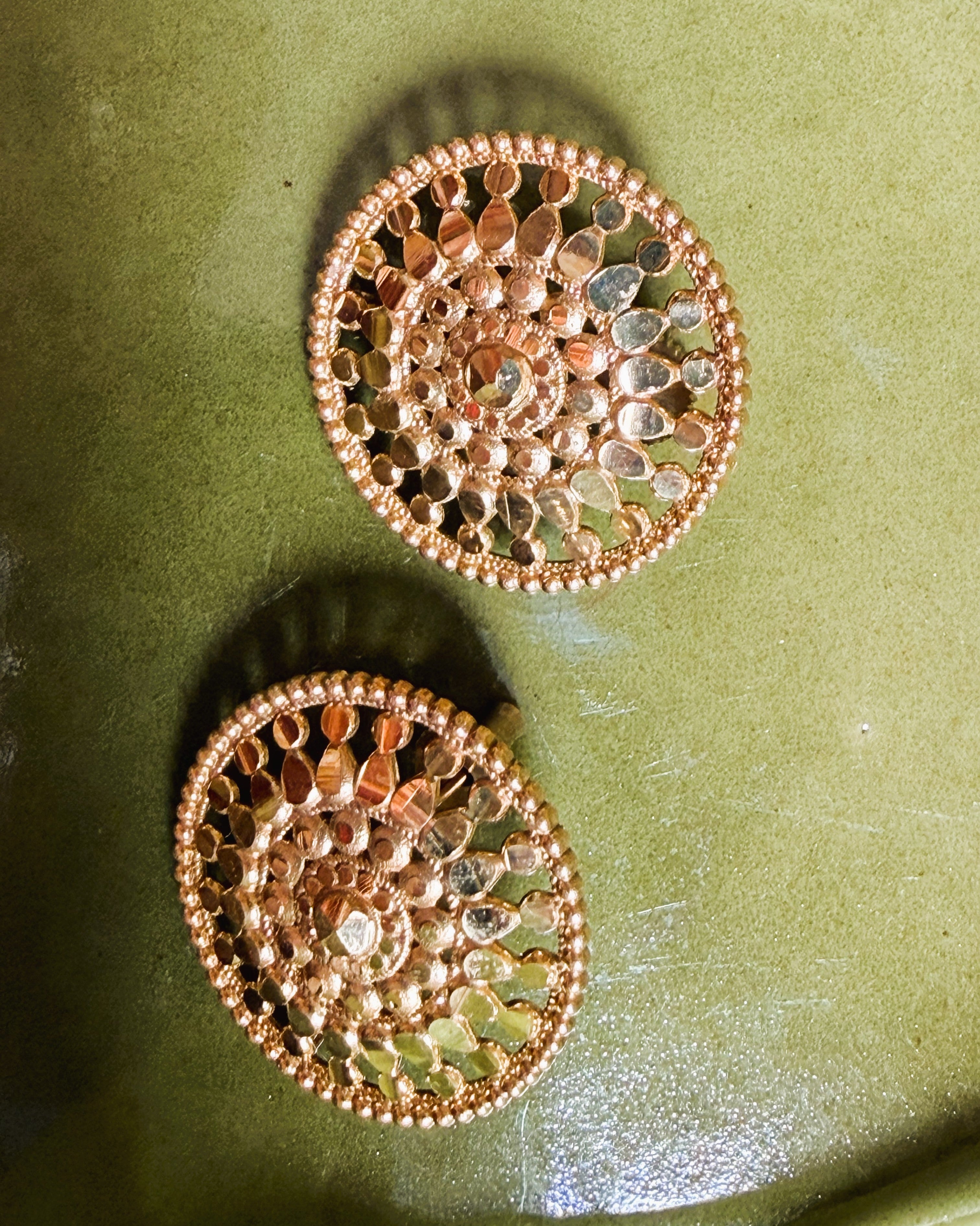 Elegant gold earrings suitable for daily wear and festive styling